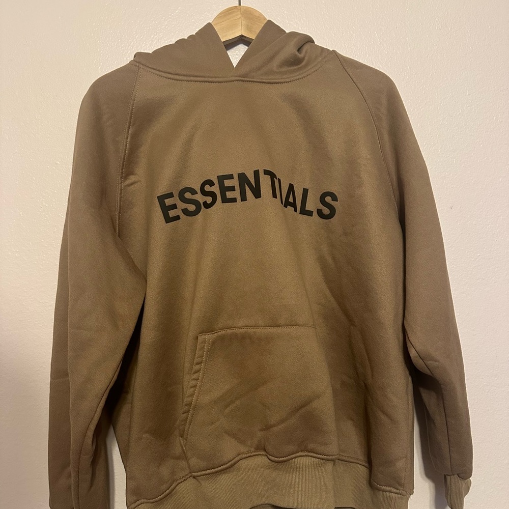 Essentials Brown Hoodie